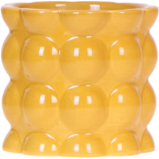 Kolibri Home | Cotton Shine sierpot - Yellow - Ø9cm