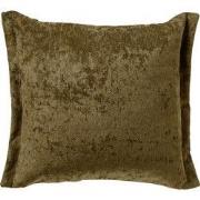 LEWIS - Kussenhoes 45x45 cm - fluweel - met sierrand - Military Olive ...