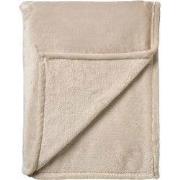 MARLEY - Plaid 150x200 cm - zachte fleece deken - extra dik - Pumice S...