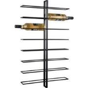 Wijnrek Dual - Zwart - 52x8.5x90cm