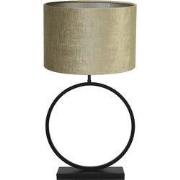 Tafellamp Liva/Gemstone - Zwart/Brons - Ø40x78,5cm
