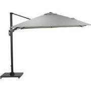 Hawaii Deluxe parasol - 300x300 cm - carbon black - royal zand