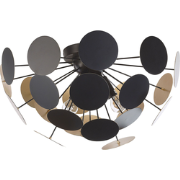 MARITSA - Plafondlamp - Zwart/Goud - Metaal