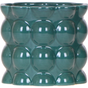 Kolibri Home | Cotton Shine sierpot - Green - Ø12cm