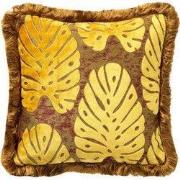 PHOENIX | sierkussen 45x45 cm | Golden Glow | geel | bruin | Hoii | me...