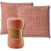 VOORDEELSET - 3-delig - Rome & Harvey - 2 sierkussens 45x45 cm - 1 pla...