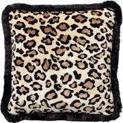 EVITA | sierkussen 45x45 cm | Pumice Stone | beige | dierenprint | Hoi...