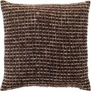 MARCO - kussenhoes 45x45 cm - gemêleerd - Raven - zwart