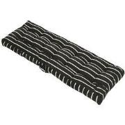 Palletkussen Rug 40x120 cm Zwart en Wit