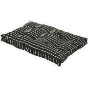 Palletkussen Zit 80x120 cm Zwart en Wit