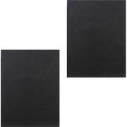 Set van 2 Premium grillmatten zwart 40x33 cm