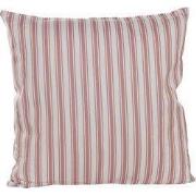 Buitenkussen 45x45 cm Roze Streep