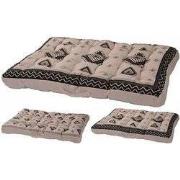 Palletkussen 80x120x8 cm Print Zwart