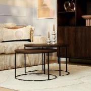 Starfurn - Salontafel Madison - Bruin - 70x70x45 cm