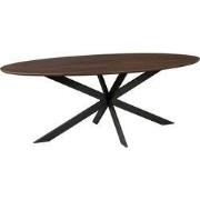 Starfurn - Eettafel Ferris - Bruin - 120x280x76 cm