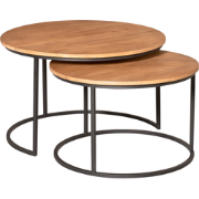 Starfurn - Salontafel Denver - Bruin - 70x70x45 cm