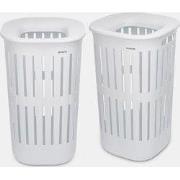 Collect-It Wasmand 55L, set van 2 - White