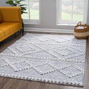 Vloerkleed Focus - Hoogpolig - Fluffy  - Scandinavisch - Grijs- 160x23...