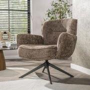 Savona draaibare fauteuil Hoven Rich Stof Champagne