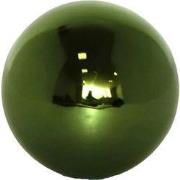 Deco Heksenbol Groen Glans Roestvrij Staal 25 cm