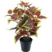 Coleus blumei in pot oranje 40 cm kunstplant
