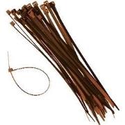 Kabelbinder 15 cm chocobruin 25st