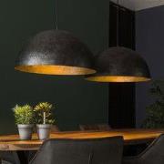 Industriële Hanglamp Dacia 2-lichts Antraciet Rond 2xØ60 cm