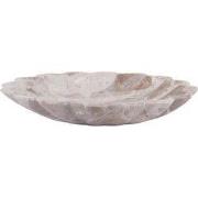 Schaal Flower - Bruin - 30x30x6cm