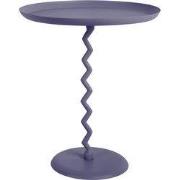 Bijzettafel Zig Zag - Nachtblauw - Ø44cm