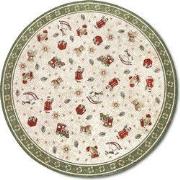 Villeroy & Boch Toy’s Delight Rond Vloerkleed Kerst Groen Creme- 200 C...