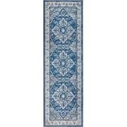 Villeroy & Boch Jehanne Laagpolig Vintage Vloerkleed Blauw Creme- 80x2...