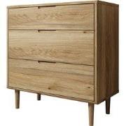 Meubella - Selwood - Ladekast - Eikenpatroon - 90x43x93 cm