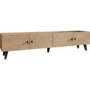 Meubella - Vornas - TV-Meubel - Eikenpatroon - 200x40x45 cm