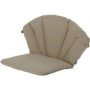 Stoel toledo / elegance jute 80x50x6 cm Havana