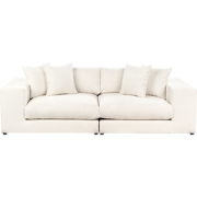 GLORVIKA II - Driezitsbank - Gebroken wit - Polyester