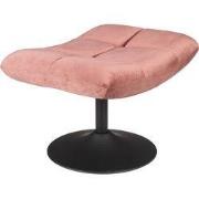DUTCHBONE Hocker Bar Velvet Old Pink