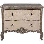 Clayre & Eef Dressoir 95x40x82 cm Grijs Beige Hout