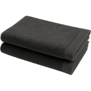 Ten Cate Gastendoekjes - Handdoeken set - 30x50 cm - 6 stuks - Antraci...