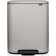 Bo Pedaalemmer, 1 binnenemmer, 60 liter - Soft Grey