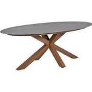 Garden Impressions Scot tuintafel ovaal 230x115 cm  Napoli sand - ligh...