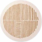 Ted Baker Haringey Rond Buitenkleed Jute Wit- 160 CM ROND