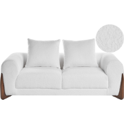 VINLIDEN - Tweezitsbank - Wit - Bouclé