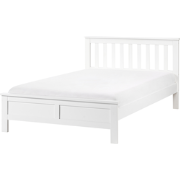 MAYENNE - Eenpersoonsbed - Wit - 120 x 200 cm - Dennenhout