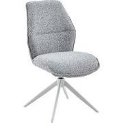 Starfurn - Eetkamerstoel Hera - Grijs - 63x63x83 cm - Set van 2