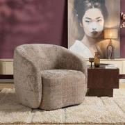 Starfurn - Fauteuil Yara - Grijs - 83x85x80 cm
