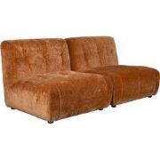 DUTCHBONE Sofa Giada 2-Seater Terra