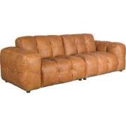 DUTCHBONE Sofa Hackman 3-Seater Leather Cognac