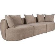 DUTCHBONE Sofa Rocca 4.5 Seater Cappuccino