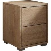 Meubella - Gideon - Nachtkastje - Eikenpatroon - 30x31x38 cm