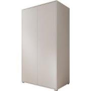 Meubella - Gideon - Kledingkast 2-deurs - Wit - 100x59x178 cm